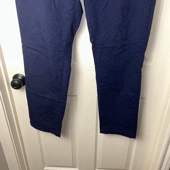 Crosby & Howard Navy Blue Drawstring Pocketed Casual Pants Mens Size 36 X 32 - Picture 4 of 8